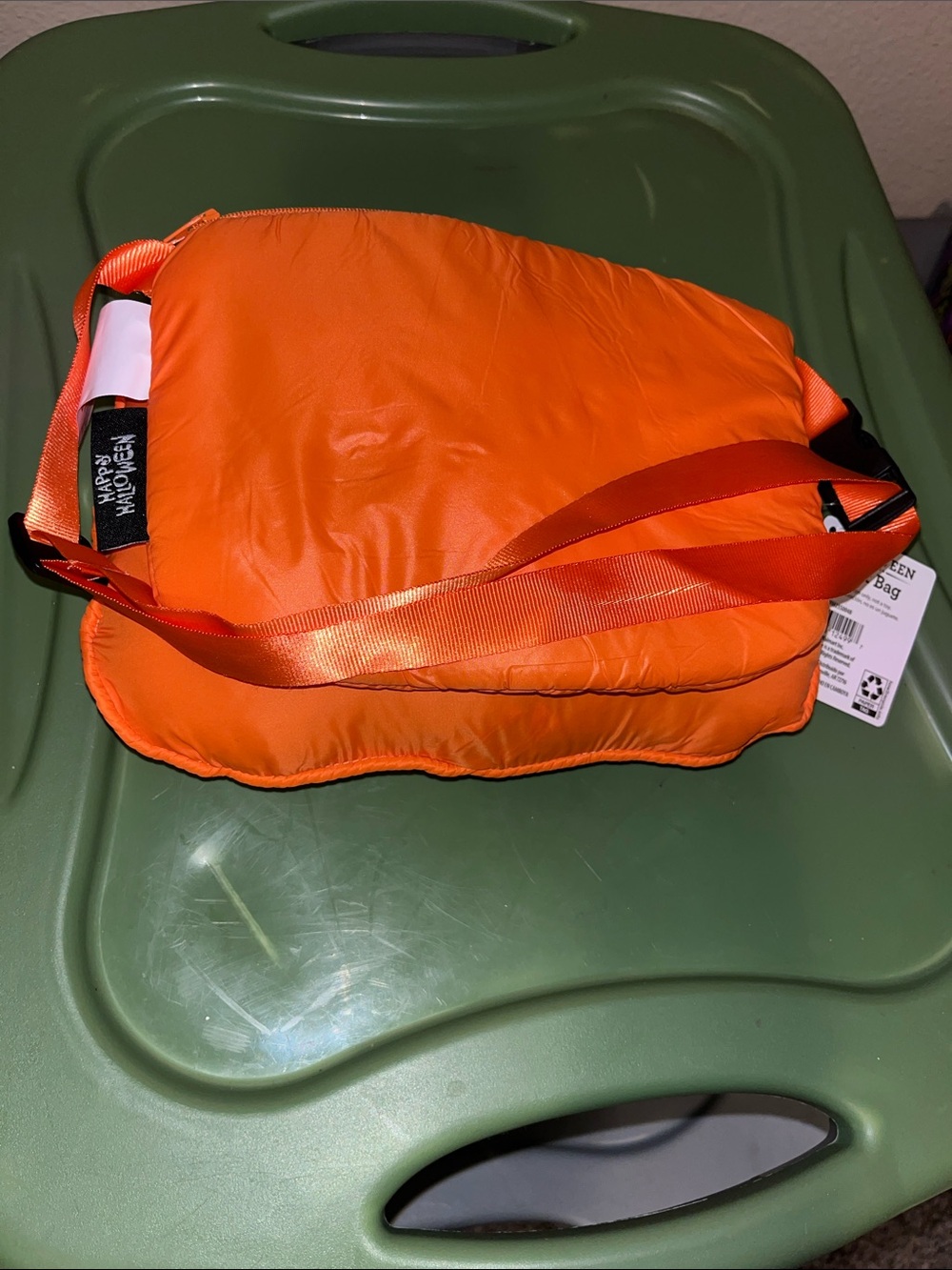 HALLOWEEN Orange Pumpkin Trick-or-Treat Bag - Picture 2 of 6